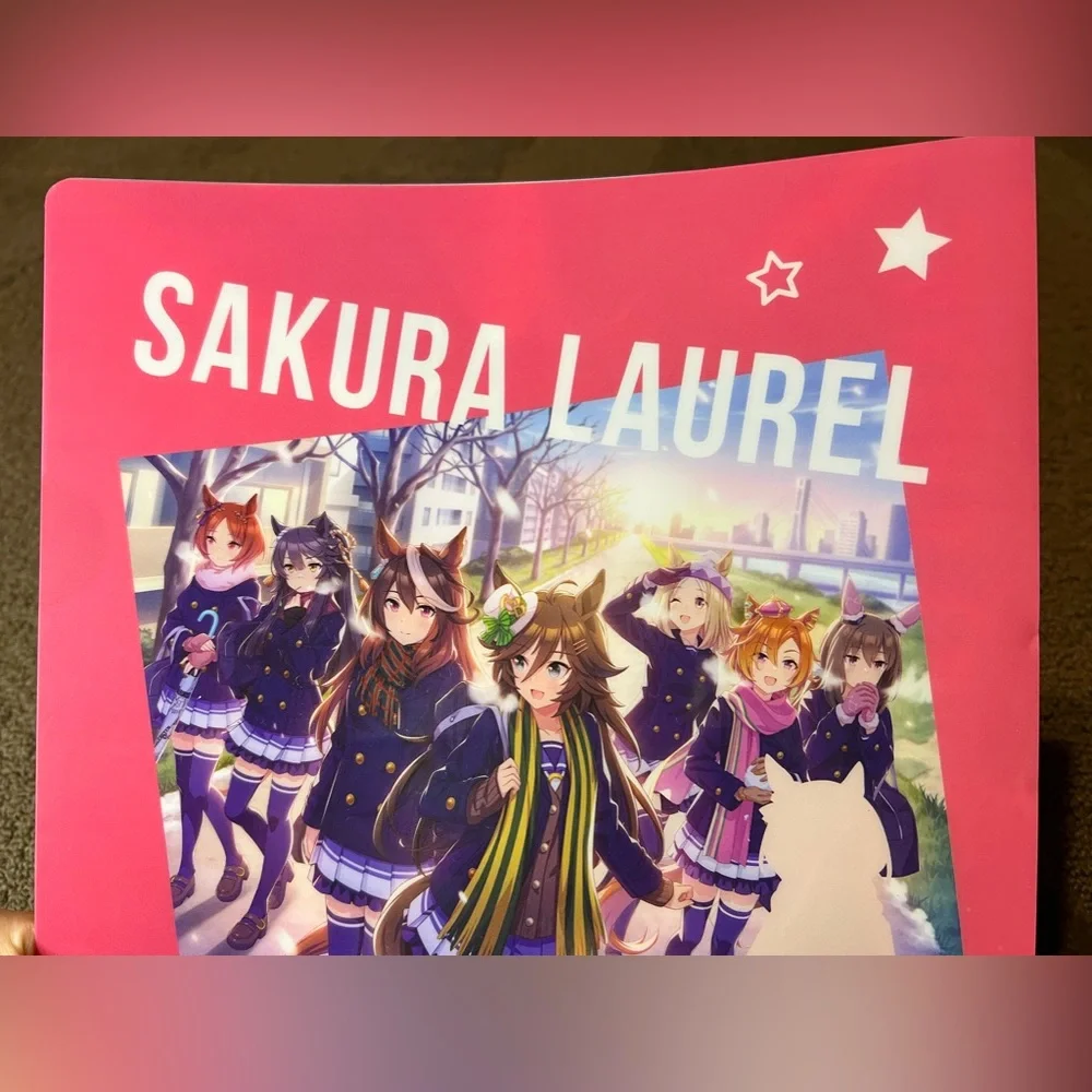 Uma Musume Pretty Derby Sakura Laurel Clear File Folder Plastic Anime Japan Cute